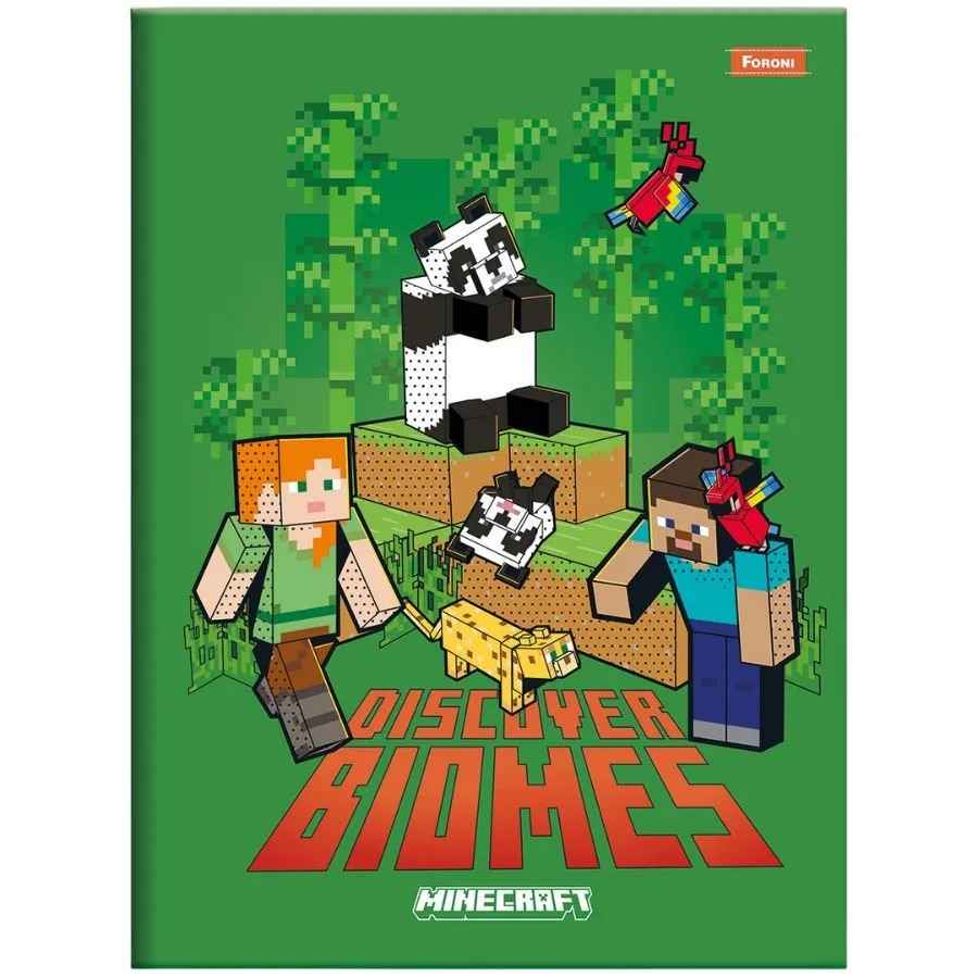 CADERNO BROCHURAO MINECRAFT